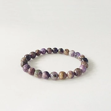 Csaroit 8 mm-es karkötő  AB minőség