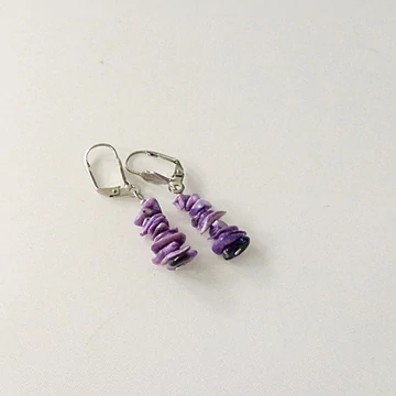 Csaroit szemcsés fülbevaló