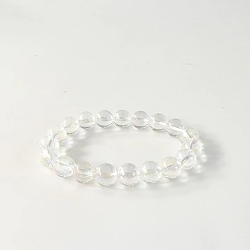  Hegyikristály aurakvarc karkötő 10 mm