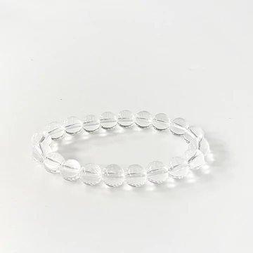 Hegyikristály női - férfi karkötő 10 mm AA