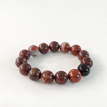 Breccsajáspis karkötő 14 mm Breccsajáspis karkötő 14 mm