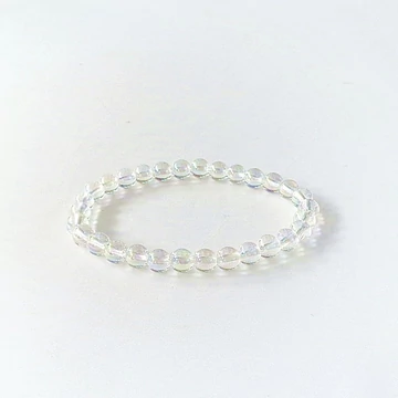  Hegyikristály aurakvarc karkötő 6 mm