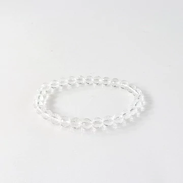Fazettált hegyikristály karkötő 6 mm