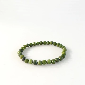 Kanadai jáde női - férfi karkötő 6 mm Kanadai jáde női - férfi karkötő 6 mm
