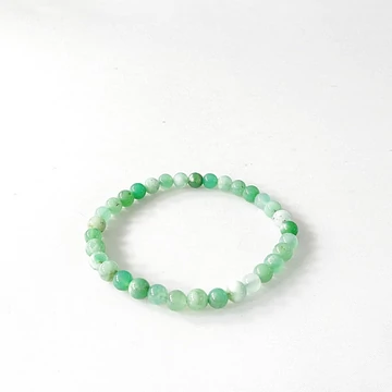 Krizopráz karkötő 6 mm AA