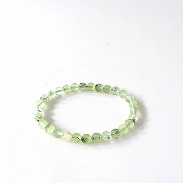 Prehnit női - férfi karkötő 6 mm Prehnit női - férfi karkötő 6 mm