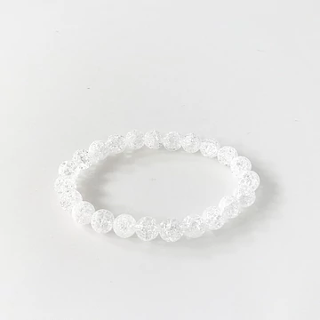 Repesztett hegyikristály karkötő 8 mm