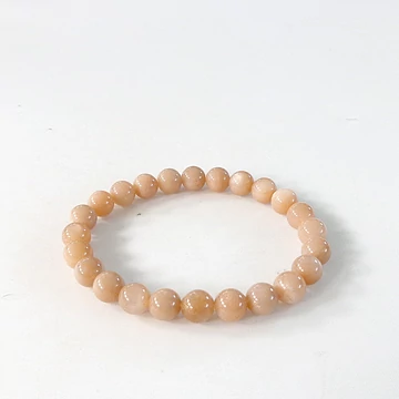 Barna holdkő karkötő 8 mm