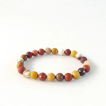 Mokait jáspis karkötő fazettált 8 mm  Mokait jáspis karkötő fazettált 8 mm