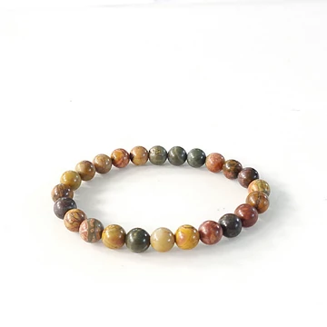 Picasso jáspis női - férfi karkötő 8 mm Picasso jáspis női - férfi karkötő 8 mm