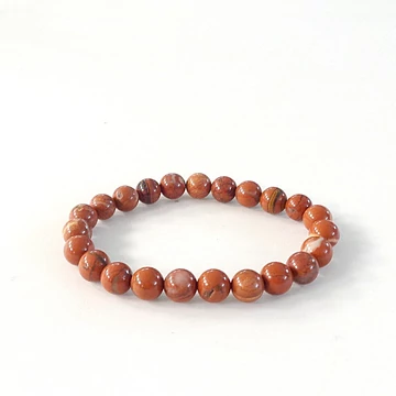 Vörös jáspis női - férfi karkötő 8 mm Vörös jáspis női - férfi karkötő 8 mm