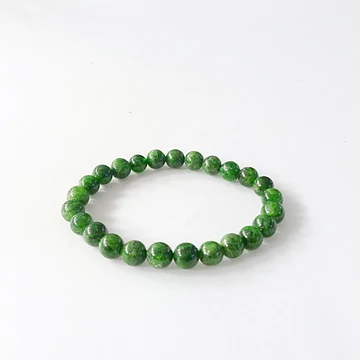 Krómdiopszid női - férfi karkötő 8 mm