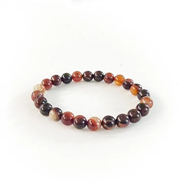 Szárdónix (festett achát) női - férfi karkötő 8 mm Szárdónix (festett achát) női - férfi karkötő 8 mm