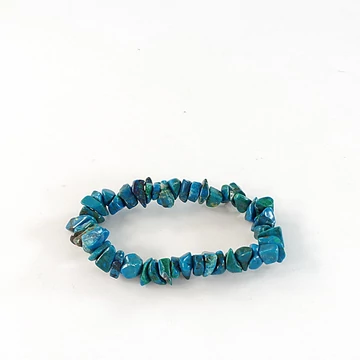 Krizokolla extra nagy szemcsés karkötő