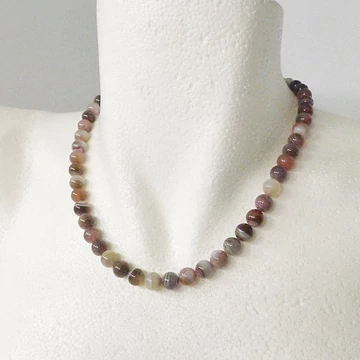 Botswana achát lánc 8 mm 45 cm Botswana achát lánc 8 mm 45 cm