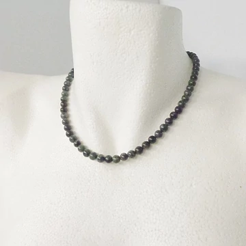 Kambaba jáspis női-férfi lánc 6 mm 42 cm Kambaba jáspis női-férfi lánc 6 mm 42 cm