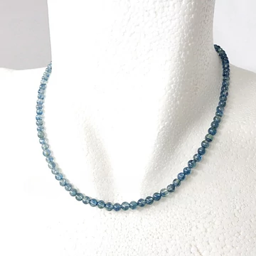 Kianit drágakő lánc 4 mm 42 cm