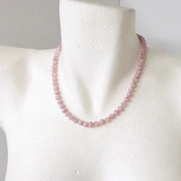 Kunzit lánc 6 mm 45 cm Kunzit lánc 6 mm 45 cm