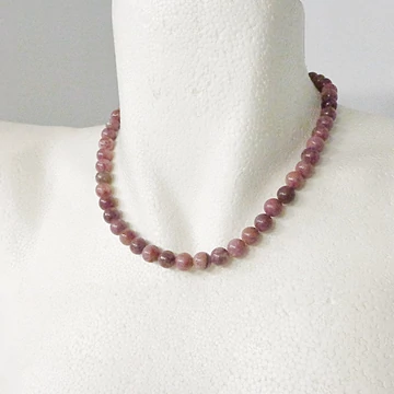 Lepidolit nyaklánc 8 mm