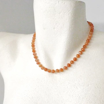 Napkő nyaklánc 6mm Napkő nyaklánc 6mm