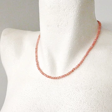 Rodokrozit nyaklánc 3 mm Rodokrozit nyaklánc 3 mm
