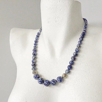 Foltos szodalit lánc növekvő 54 cm