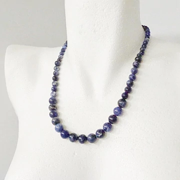 Szodalit nyaklánc növekvő 50 cm
