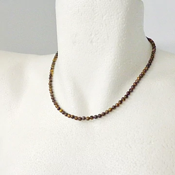 Tigrisszem nyaklánc 4 mm 40 cm