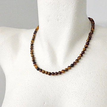 Tigrisszem  női-férfi lánc 6 mm