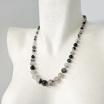 Turmalinkvarc növekvő nyaklánc 55 cm