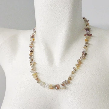 Botswana achát szemcse lánc 50 cm Botswana achát szemcse lánc 50 cm