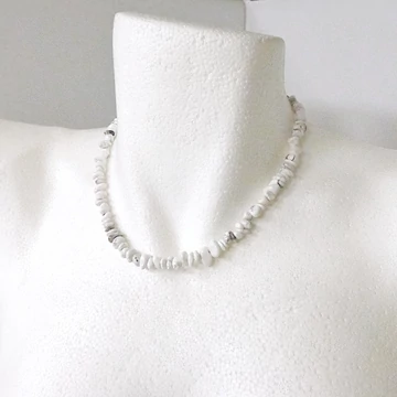 Howlit szemcsés lánc 42 cm Howlit szemcsés lánc 42 cm