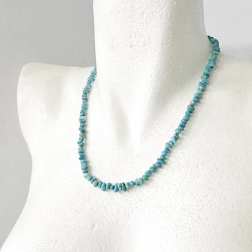 Türkiz nugget nyaklánc kékes-zöld Türkiz nugget nyaklánc kékes-zöld