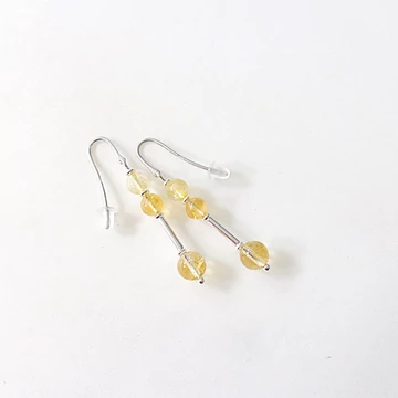 Citrin egyedi ezüst fülbevaló 10750 Citrin egyedi ezüst fülbevaló 10750