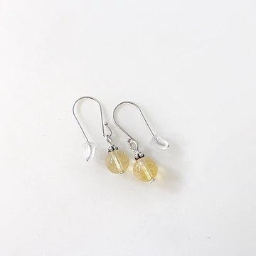 Citrin egyedi ezüst fülbevaló 8850 Citrin egyedi ezüst fülbevaló 8850