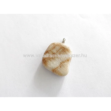 Aragonit medál ezüst akasztóval 12820