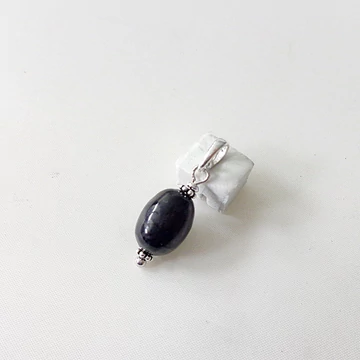 Shungit egyedi ezüst medál 6200 Shungit egyedi ezüst medál 6200