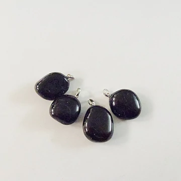 Fekete turmalin egyedi medálok ezüst akasztóval Fekete turmalin egyedi medálok ezüst akasztóval