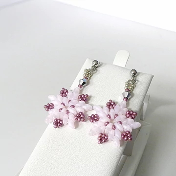 Mona fülbevaló rózsaszín