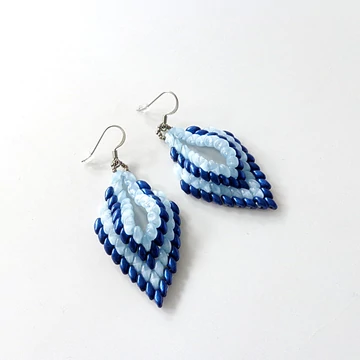 Russian kék fülbevaló SD