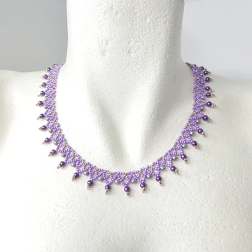 Miranda nyaklánc lila