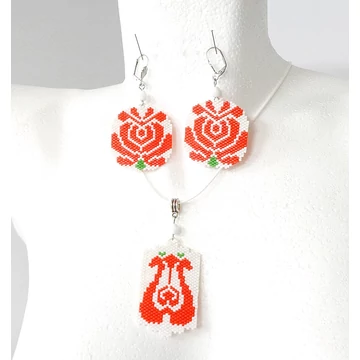 Matyó tulipános szett