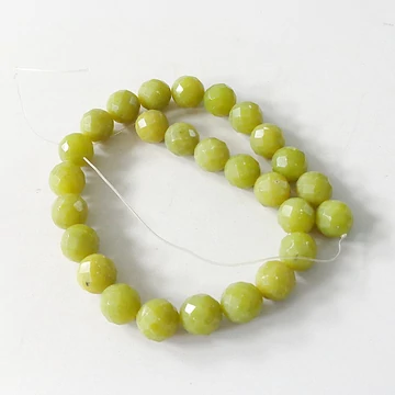 Szerpentin fazettált szál 12 mm