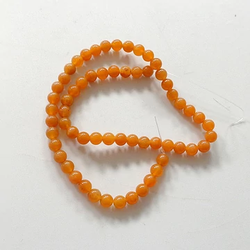 Narancs aventurin szál 6 mm