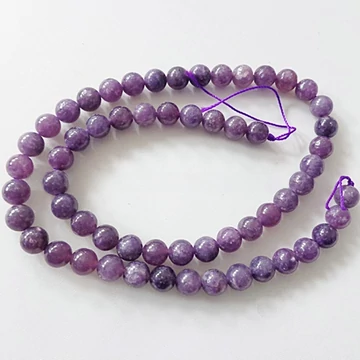 Lepidolit lila szál 6 mm