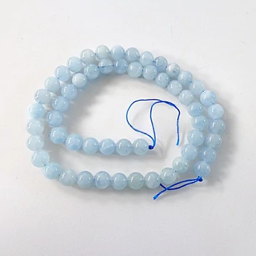 Akvamarin szál 8 mm