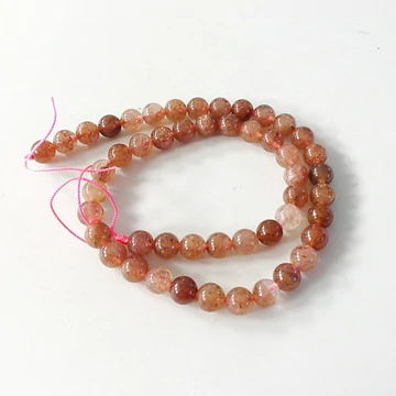 Hematitos kvarc szál 8 mm