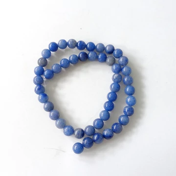 Kékkvarc szál 8 mm