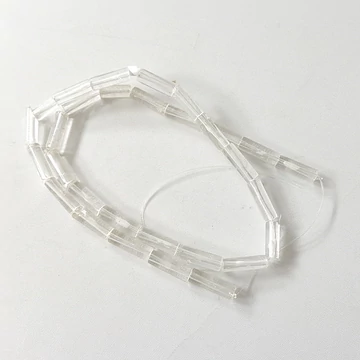 Hegyikristály henger szál 13 x 4 mm