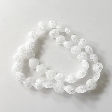 Hegyikristály repesztett szív szál 12 mm